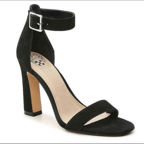 Vince Camuto Shoes - Vince Camuto Acelyn Black Suede Sandal